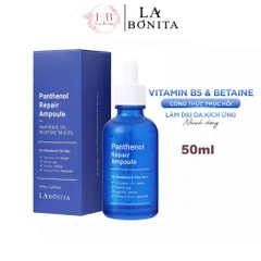Tinh chất phục hồi làm dịu da La Bonita - Panthenol Repair Ampoule 50ml với Vitamin B5 cho làn da ẩm mượt và khỏe mạnh