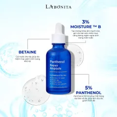 Tinh chất phục hồi làm dịu da La Bonita - Panthenol Repair Ampoule 50ml với Vitamin B5 cho làn da ẩm mượt và khỏe mạnh