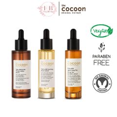 Bộ Tinh Chất Dưỡng Da Cocoon: Bí Đao 70ml, Nghệ Hưng Yên 30ml, Serum Hoa Hồng 30ml Giúp Làm Sáng Da, Kiểm Soát Dầu, Dưỡng Ẩm