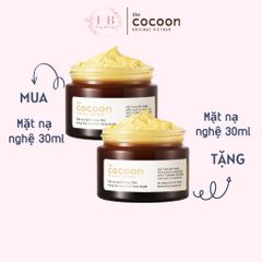 Mặt Nạ Nghệ Hưng Yên Cocoon 30ml - Giảm Thâm, Đều Màu Da, Dưỡng Sáng và Cấp Ẩm từ Tinh Bột Nghệ và Vitamin B3