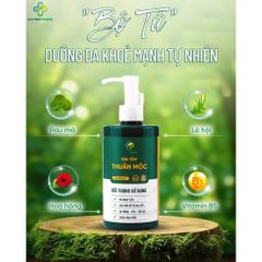 Sữa Tắm Dưỡng Ẩm Da Thuần Mộc 300ml - Làm Sạch Nhẹ Nhàng, Thơm Dịu, Chiết Xuất Thảo Dược Tự Nhiên