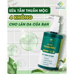 Sữa Tắm Dưỡng Ẩm Da Thuần Mộc 300ml - Làm Sạch Nhẹ Nhàng, Thơm Dịu, Chiết Xuất Thảo Dược Tự Nhiên