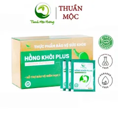 Hồng Khôi Plus Thanh Mộc Hương 40 Gói - Hỗ Trợ Niêm Mạc Dạ Dày và Tiêu Hóa Hiệu Quả, Giúp Giảm Đau và Ợ Chua