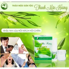 Xịt Khử Mùi Hôi Nách Hôi Chân Thiên Nhiên Thanh Mộc Hương 10ml - An Toàn, Hiệu Quả, Không Gây Ố Vải