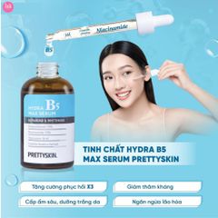 Bộ đôi serum B5 Prettyskin và kem dưỡng B5 Pretty skin Dưỡng Ẩm Trắng Da Phục Hồi