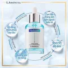 Serum Dưỡng Ẩm La Bonita Vital Hyaluronic Acid 50mL - Cân Bằng Độ Ẩm, Làm Chậm Lão Hóa, Phục Hồi Da Khô Xỉn Màu