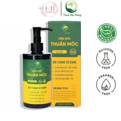 Dầu gội Thuần Mộc 300ml - Làm sạch nấm da đầu và gàu, giảm rụng tóc, chăm sóc tóc tự nhiên an toàn cho da nhạy cảm