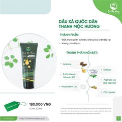 Dầu Xả Thanh Mộc Hương 200g - Chăm Sóc Tóc, Dưỡng Ẩm, Ngăn Rụng, Phục Hồi Tóc Hư Tổn, Thảo Dược Từ Việt Nam