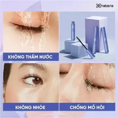 Chuốt Mi Không Trôi Mascara Habaria Long Curly Waterproof (10ml)