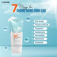 Kem Chống Nắng PrettySkin 70ml Phục Hồi Dưỡng Trắng Hydra B5 Suncream Pretty Skin