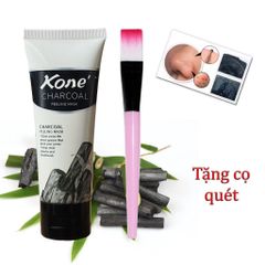 Gel Hút Mụn Than Tre Hoạt Tính KONE 50ml - Mặt Nạ Lột Mụn Cám & Đầu Đen, Sạch Da, Tặng Cọ, An Toàn Cho Da Nhạy Cảm