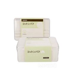 Bông Tẩy Trang Miniso Nhật Bản - 1000 Miếng Chất Liệu Mềm Mại, Đa Năng Tẩy Trang và Lotion Mask, Không Tổn Thương Da