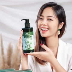 Dầu Gội Thảo Dược Bồ Kết Vỏ Bưởi Giảm Rụng Tóc Tabaha 300ml - Tóc Óng Mượt Từ Thiên Nhiên 100% An Toàn