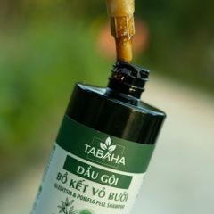 Dầu Gội Thảo Dược Bồ Kết Vỏ Bưởi Giảm Rụng Tóc Tabaha 300ml - Tóc Óng Mượt Từ Thiên Nhiên 100% An Toàn
