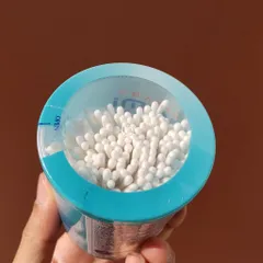 Bông Tăm Kháng Khuẩn JOMI Nhật Bản - Bông Ngoáy Tai Cotton 100% An Toàn Cho Trẻ Em - Hộp 200 Que Thân Giấy