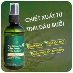 Nước Dưỡng Tóc Tinh Dầu Bưởi Tabaha 120ml - Giúp Kích Mọc Tóc và Ngăn Rụng Tóc Cho Nam, Chăm Sóc Tóc Chất Lượng Cao