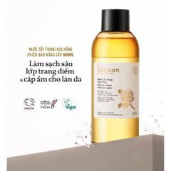 Nước Tẩy Trang Hoa Hồng Cocoon 310ml - Làm Sạch Sâu, Cấp Ẩm, Dịu Nhẹ Da Nhạy Cảm - Không Cồn, Không Paraben