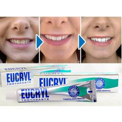 COMBO Kem Đánh Răng và Bột Trắng Răng EUCRYL