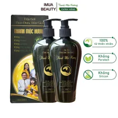 Combo 2 Chai Dầu Gội Thanh Mộc Hương - Dầu Gội Từ Tinh Dầu Sả Bồ Kết Giảm Rụng Tóc, Dưỡng Tóc Suôn Mượt, Tăng Cường Mọc Tóc