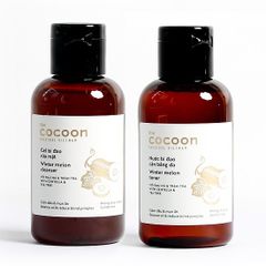 Bộ Gel Rửa Mặt Bí Đao 140ml và Nước Cân Bằng Da Cocoon 140ml - Giảm Mụn, Sạch Sâu, Dưỡng Ẩm Tự Nhiên, Không Sulfate
