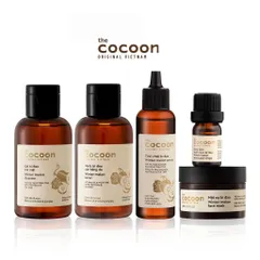Bộ 5 Bước Chăm Sóc Da Mụn Cocoon - Gel Rửa Mặt, Nước Cân Bằng, Tinh Chất Bí Đao & Dung Dịch Chấm Mụn Chuyên Sâu