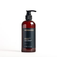 Bộ đôi Dầu gội và Dầu xả Vỏ bưởi Bồ kết Herbario - Giảm rụng tóc, nuôi dưỡng tóc mềm mại, 300ml + 270ml, tặng dây buộc tóc