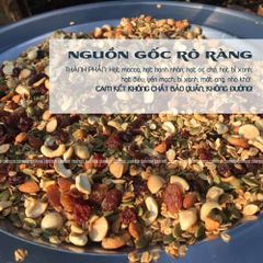 Ngũ Cốc Granola CAOFOOD Nướng Mật Ong - Hạt Dinh Dưỡng Giòn Ngon, Không Chất Bảo Quản - Thực Phẩm Healthy, Keto, Ăn Kiêng, Mẹ Bầu