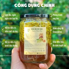 Hoa Đu Đủ Đực Ngâm Mật Ong CAOFOOD 1L - Thực Phẩm Tự Nhiên Hỗ Trợ Chữa Ho, Tăng Cường Sức Khỏe, Dễ Uống