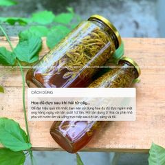 Hoa Đu Đủ Đực Ngâm Mật Ong CAOFOOD 1L - Thực Phẩm Tự Nhiên Hỗ Trợ Chữa Ho, Tăng Cường Sức Khỏe, Dễ Uống