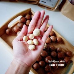 Nhân Hạt Macca Đaklak CAOFOOD Loại 1 - Hạt to, ngọt bùi tự nhiên, giòn rụm, 500g - Thực phẩm dinh dưỡng, ngon miệng, không béo