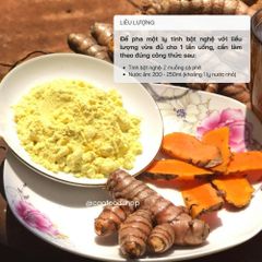 Tinh Bột Nghệ CAOFOOD Nguyên Chất 100% Từ Nghệ Sẻ Già Đaklak - Hàng Trồng Sạch Tự Nhiên, 500g