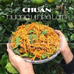 Khô Gà Lá Chanh CAO Food - Snack Gà Xé Sợi Nguyên Chất 100% Ức Gà Tươi Ngon Đậm Đà, Hương Vị Nguyên Liệu Nhà Làm