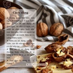 Nhân óc chó vàng CAOFOOD 450gr - Hạt dinh dưỡng cao cấp nhập khẩu từ Mỹ, tốt cho sức khỏe tim mạch và giảm cân