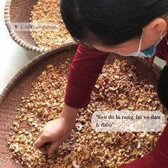 Muối Mè Hạt Dinh Dưỡng CAOFOOD – Hỗn Hợp Mè Đen, Hạt Macca, Hạt Điều, Ăn Chay, 500g - Sản Phẩm Tự Nhiên, Khỏe Mạnh từ Daklak