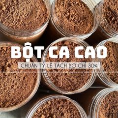 Bột Cacao Đắk Lắk Nguyên Chất CAO Food 100% Tự Nhiên - Hương Vị Đậm Đà, Giàu Dinh Dưỡng, Dễ Pha Chế