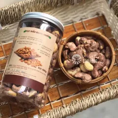 Hạt Điều Rang Muối 500g Bình Phước - Siêu Dinh Dưỡng, Nguyên Chất, Ngon Miệng, Thích Hợp Cho Chế Độ Ăn Kiêng Healthy-Keto