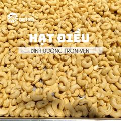 Hạt Điều Rang Muối CAOFOOD - Hạt Điều Bóc Vỏ Nguyên Chất, Ngọt Bùi, Dinh Dưỡng Tốt Cho Sức Khỏe, Ăn Kiêng Healthy Keto