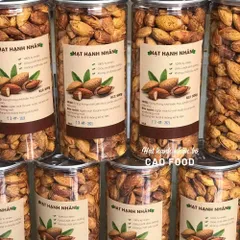 Hạt Hạnh Nhân Rang Bơ Vỏ Mỏng CAO Food - Nhập Khẩu Mỹ, Hạt Siêu Thơm Giòn, Dinhs Dưỡng, Lợi Cho Tim Mạch, Hũ 500 Gram