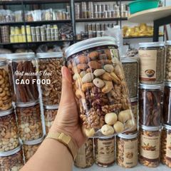 Hạt Thập Cẩm Dinh Dưỡng CAO Food 500g - Hỗn Hợp Hạt Macca, Hạnh Nhân, Óc Chó, Hạt Điều, Bí Xanh - Snack Giàu Dinh Dưỡng Tươi Ngon