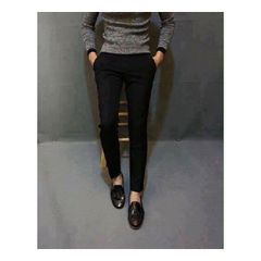 Quần Tây Nam Đen Chất Vải Tuyết Mưa - Ôm Body Co Giãn Dễ Phối Đồ Thời Trang Thanh Lịch