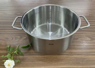 Bộ Nồi Inox Fissler Viseo 5 Món Đức - Chất Liệu Thép Không Gỉ 18/10, Đủ Kích Cỡ Cho Mọi Nhu Cầu Nấu Ăn
