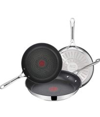 Chảo Tefal Jamie Oliver Inox Chống Dính Titan - Dùng Được Trên Mọi Loại Bếp, Dễ Lau Chùi, An Toàn Cho Sức Khỏe