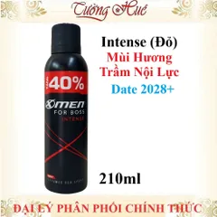 Xịt Khử Mùi Nam X-Men For Boss 210ml - Khử Mùi Hiệu Quả, Lựa Chọn Đa Dạng Hương Thơm Sang Trọng và Năng Động cho Phái Mạnh