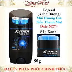 Lăn Sáp Khử Mùi Nam X-Men For Boss 70g - 80g, Hương Sang Trọng & Thoải Mái, Dành Cho Phái Mạnh, Khử Mùi Hiệu Quả, 4 Mùi Lựa Chọn