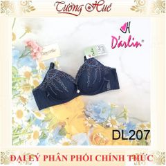 Áo lót nữ Darlin DL 207 mút dày 3cm nâng ngực phối ren sang trọng, chất liệu thun cotton thoáng mát, nhiều màu sắc và kích cỡ lựa chọn
