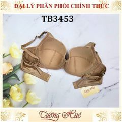 Áo Lót Nữ Thái Lan ONONO TB3453/OB8453 Có Gọng Mút Mỏng Trơn Phối Ren - Dáng Cup Xẻ 3/4 Sang Trọng và Nữ Tính