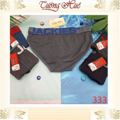 Quần Lót Nam JACKIES 333 Brief Tam Giác Bản Lưng Lớn Co Dãn Ôm Body Thoải Mái - Đồ Lót Nam Cao Cấp, Năng Động, Thể Thao