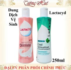 Dung Dịch Vệ Sinh Phụ Nữ Lactacyd Pro Sensitive & Cool Sensation 250ml - Chăm Sóc Da Nhẹ Nhàng, Mát Lạnh và An Toàn cho Vùng Kín