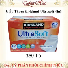 Giấy Thơm Quần Áo Kirkland Signature Mỹ - 250 Tờ Dùng Cho Máy Sấy, Khử Mùi, Mang Hương Thơm Dễ Chịu Cho Quần Áo