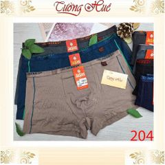 Quần Lót Nam Boxer JACKIES 204 Cotton Co Dãn Thoáng Mát - Thiết Kế Thời Trang Cho Đấng Mày Râu, Size M-3XL, Nhiều Màu Sắc